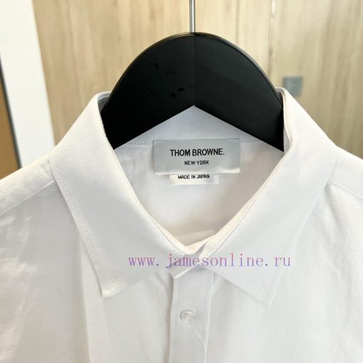 𝐓𝐇𝐎𝐌𝐁𝐑𝐎𝐖𝐍𝐄 | Tom Brown/Four Bar Ribbon ShirtTB Four Bar Ribbon Shirt UnisexColor scheme: blu4ddfi60k - Image 9