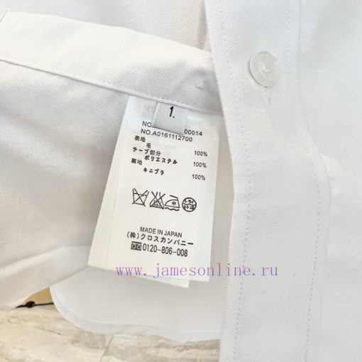 𝐓𝐇𝐎𝐌𝐁𝐑𝐎𝐖𝐍𝐄 Tom Brown | Color woven four bar short sleeved shirtTB light blue striped shirt u4un5xykn - Image 9