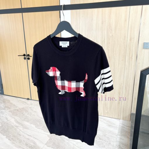 𝐓𝐇𝐎𝐌𝐁𝐑𝐎𝐖𝐍𝐄 Tom Brown | Dog Knitted Short SleeveTB puppy knitted short sleeved unisexColor s96b99ysz - Image 3