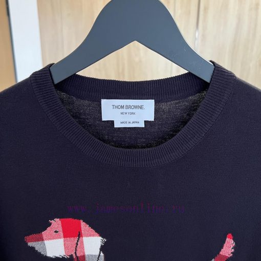 𝐓𝐇𝐎𝐌𝐁𝐑𝐎𝐖𝐍𝐄 Tom Brown | Dog Knitted Short SleeveTB puppy knitted short sleeved unisexColor s96b99ysz - Image 5