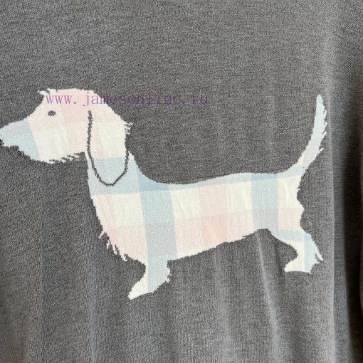 𝐓𝐇𝐎𝐌𝐁𝐑𝐎𝐖𝐍𝐄 Tom Brown | Dog Knitted Short SleeveTB puppy knitted short sleeved unisexColor scafbc9qvy - Image 5