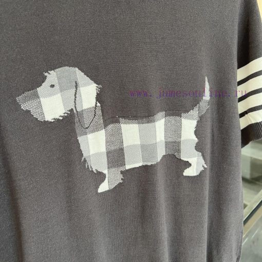 𝐓𝐇𝐎𝐌𝐁𝐑𝐎𝐖𝐍𝐄 Tom Brown | Dog Knitted Short SleeveTB puppy knitted short sleeved unisexColor scx6y0g8ii - Image 5