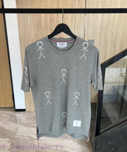 𝐓𝐇𝐎𝐌𝐁𝐑𝐎𝐖𝐍𝐄 Tom Brown | Stickman Printed Short Sleeve TTB matchstick printed short sleeved T-7prgikj6