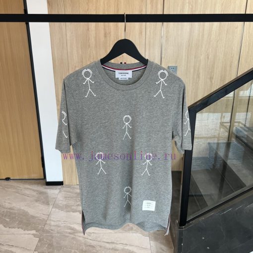 𝐓𝐇𝐎𝐌𝐁𝐑𝐎𝐖𝐍𝐄 Tom Brown | Stickman Printed Short Sleeve TTB matchstick printed short sleeved T-7prgikj6 - Image 2