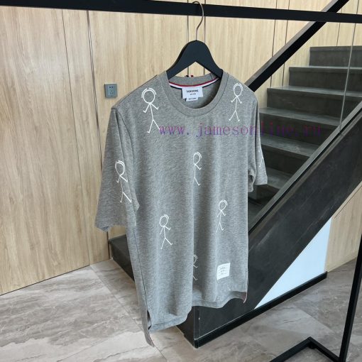𝐓𝐇𝐎𝐌𝐁𝐑𝐎𝐖𝐍𝐄 Tom Brown | Stickman Printed Short Sleeve TTB matchstick printed short sleeved T-7prgikj6 - Image 4
