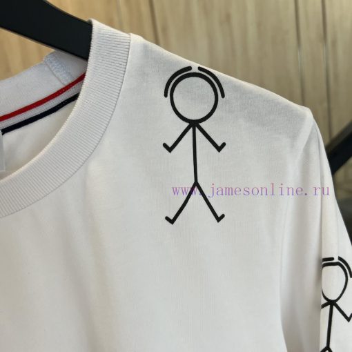 𝐓𝐇𝐎𝐌𝐁𝐑𝐎𝐖𝐍𝐄 Tom Brown | Stickman Printed Short Sleeve TTB matchstick printed short sleeved T-4k44aky1 - Image 7