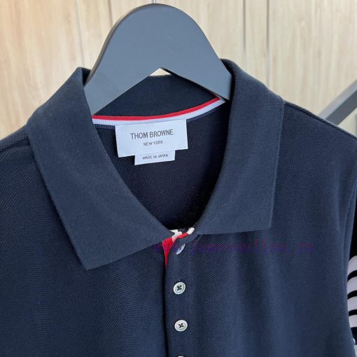 𝐓𝐇𝐎𝐌𝐁𝐑𝐎𝐖𝐍𝐄 Tom Brown | Classic Pearl PoloTB Classic Bead Woven POLO UnisexColor matching: why8uv6u4w - Image 7