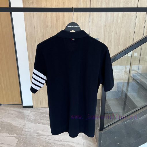 𝐓𝐇𝐎𝐌𝐁𝐑𝐎𝐖𝐍𝐄 Tom Brown | Classic Pearl PoloTB Classic Bead Woven POLO UnisexColor matching: why8uv6u4w - Image 10