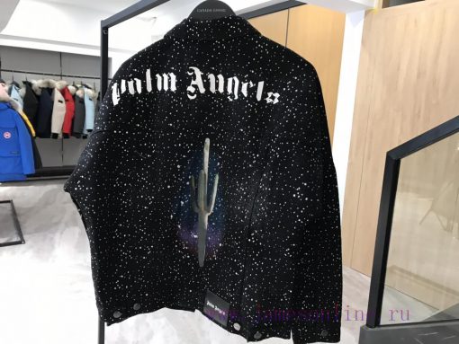 Palm Angels Top Pure OriginalPalm Angels/Back Splashed Cactus/Sparkling Stars/Cowboy Clothindy718hu9 - Image 6