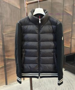 Top grade goose down Moncler cotton knitted down jacketSize 1, 2, 3, 4, 5Color scheme: black9yp0bxka