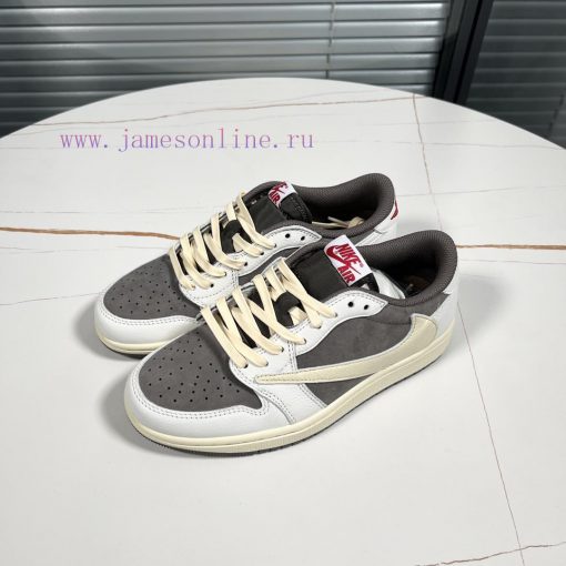 Three party joint venture: 𝙏𝙧𝙖𝙫𝙞𝙨𝙎𝙤𝙩𝙩𝙭𝘼𝙞𝙧𝙅𝙤𝙧𝙙𝙖𝙣 1 𝙇𝙤𝙬Aj1 Reverse Hook Low Help "Grey White"Srt9u0q8m - Image 3