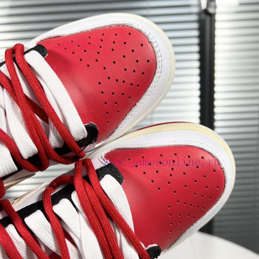 𝗡𝗸 𝗗𝘂𝗻𝗸 𝗨𝗻𝗶𝘃𝗲𝗶𝘀𝘁𝘆 𝗥𝗲𝗱Dunk custom structure cashew flower "white red"DD1391-600 (TeamH - Decocon80w1c - Image 4