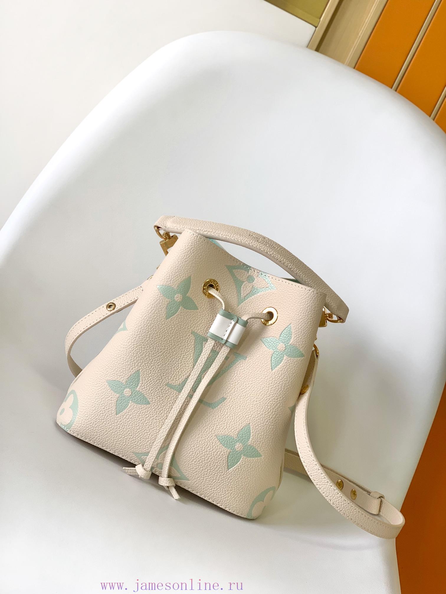 Louis Vuitton Bags M24048 This N é Ono é BB Handbag Is Rendered In A New Spring Color Featuring Louis Vuitton MONO qxdkksau