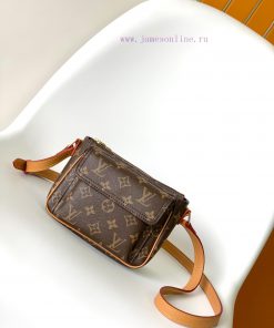 Louis Vuitton Bags M51165 Vintage Small Square Bag With Vintage Flowers Presents A New Interpretation Of The Never n0xpnjvm