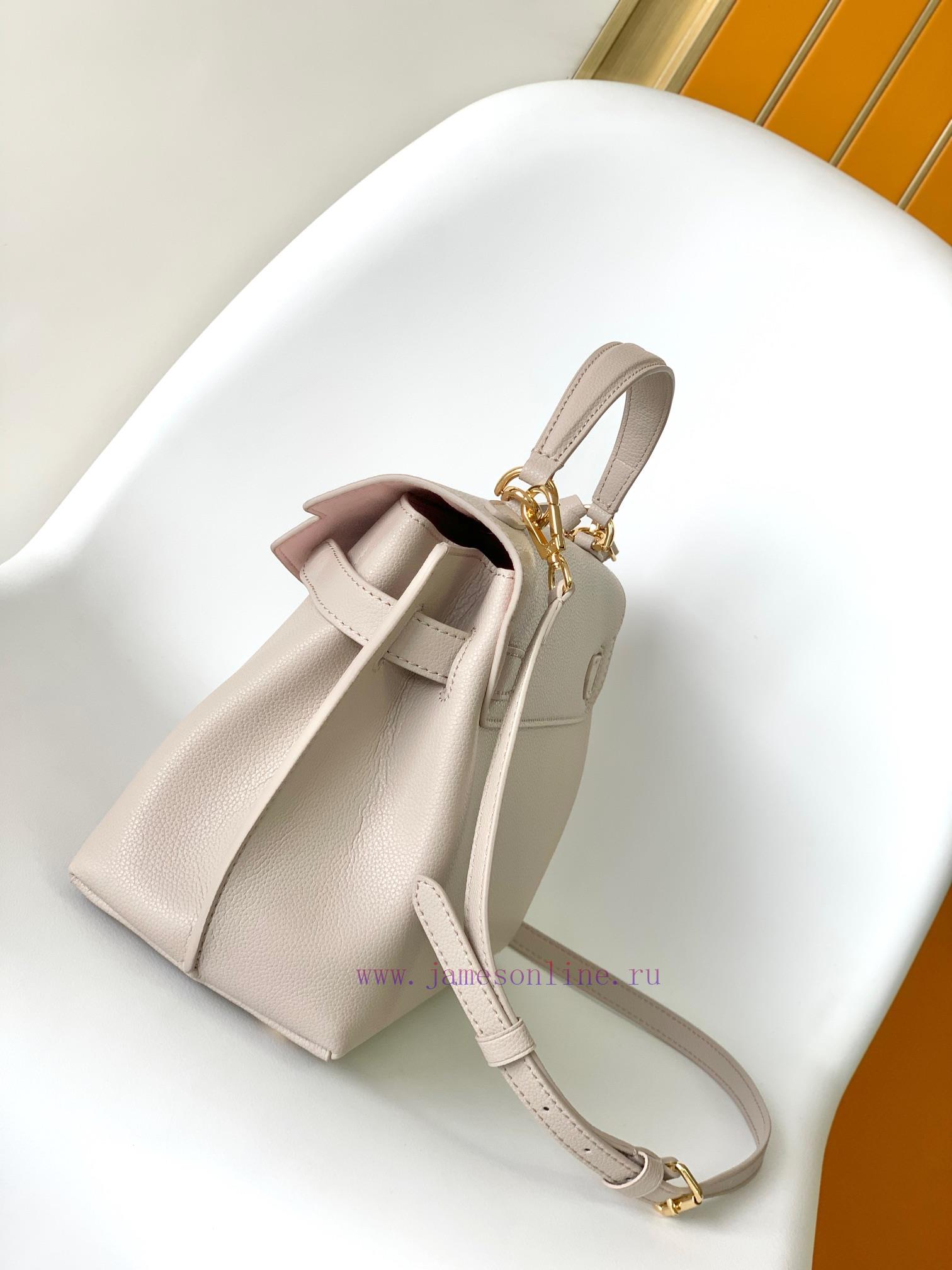Louis Vuitton Bags M51395 Black M56094 Grey This Lockme Ever Single Handle Handbag Is Crafted From Soft Cowhide Le wxshhv3m - Image 3