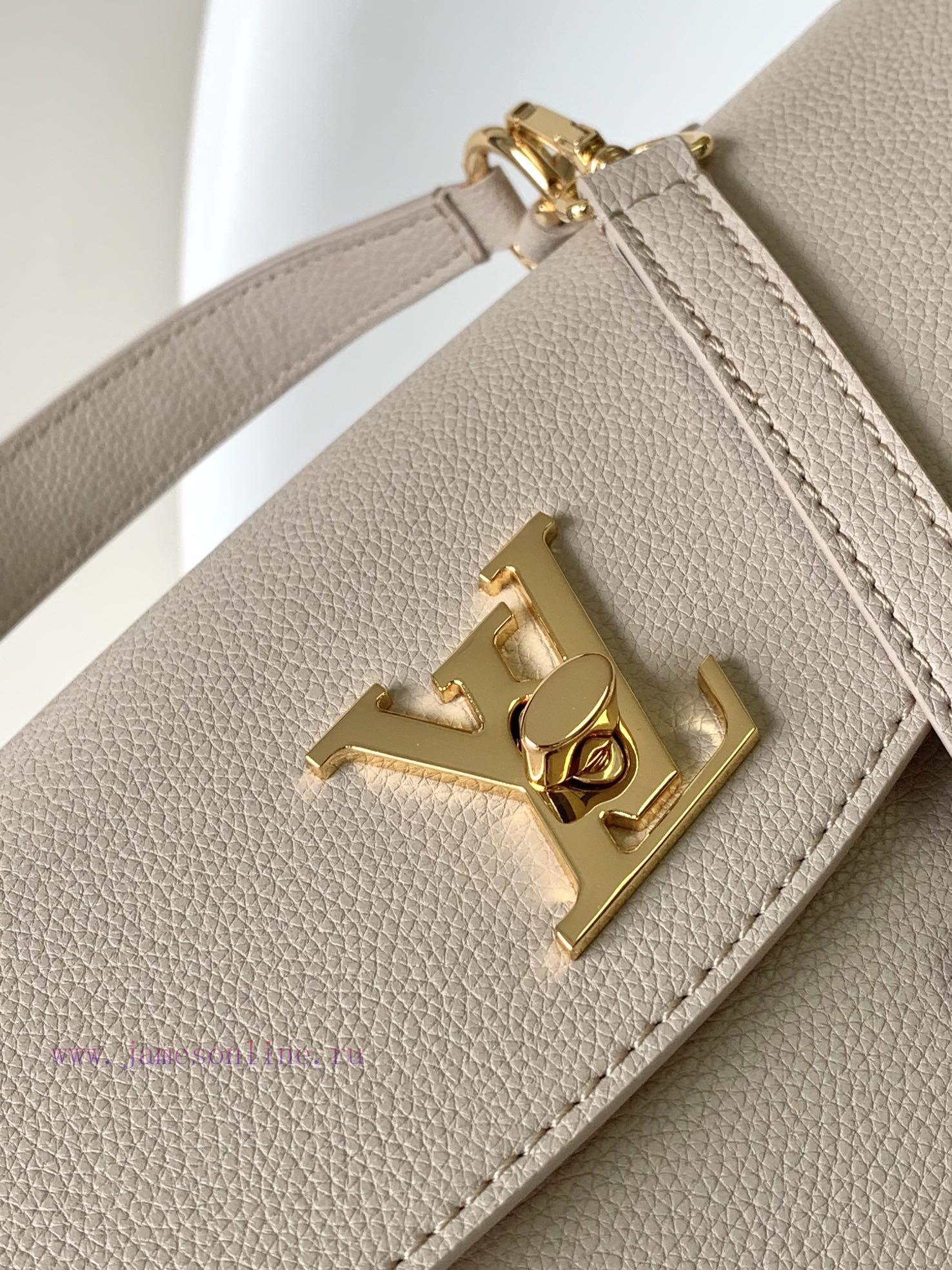 Louis Vuitton Bags M51395 Black M56094 Grey This Lockme Ever Single Handle Handbag Is Crafted From Soft Cowhide Le wxshhv3m - Image 6