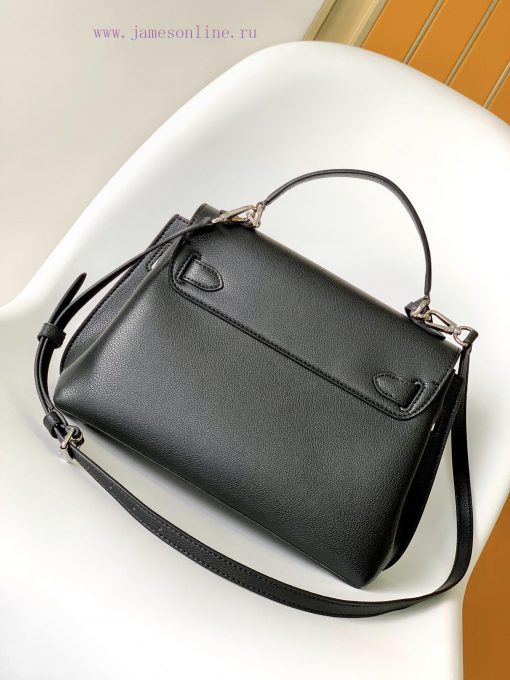 Louis Vuitton Bags M51395 Black M56094 Grey This Lockme Ever Single Handle Handbag Is Crafted From Soft Cowhide Le tk246z0j - Image 4