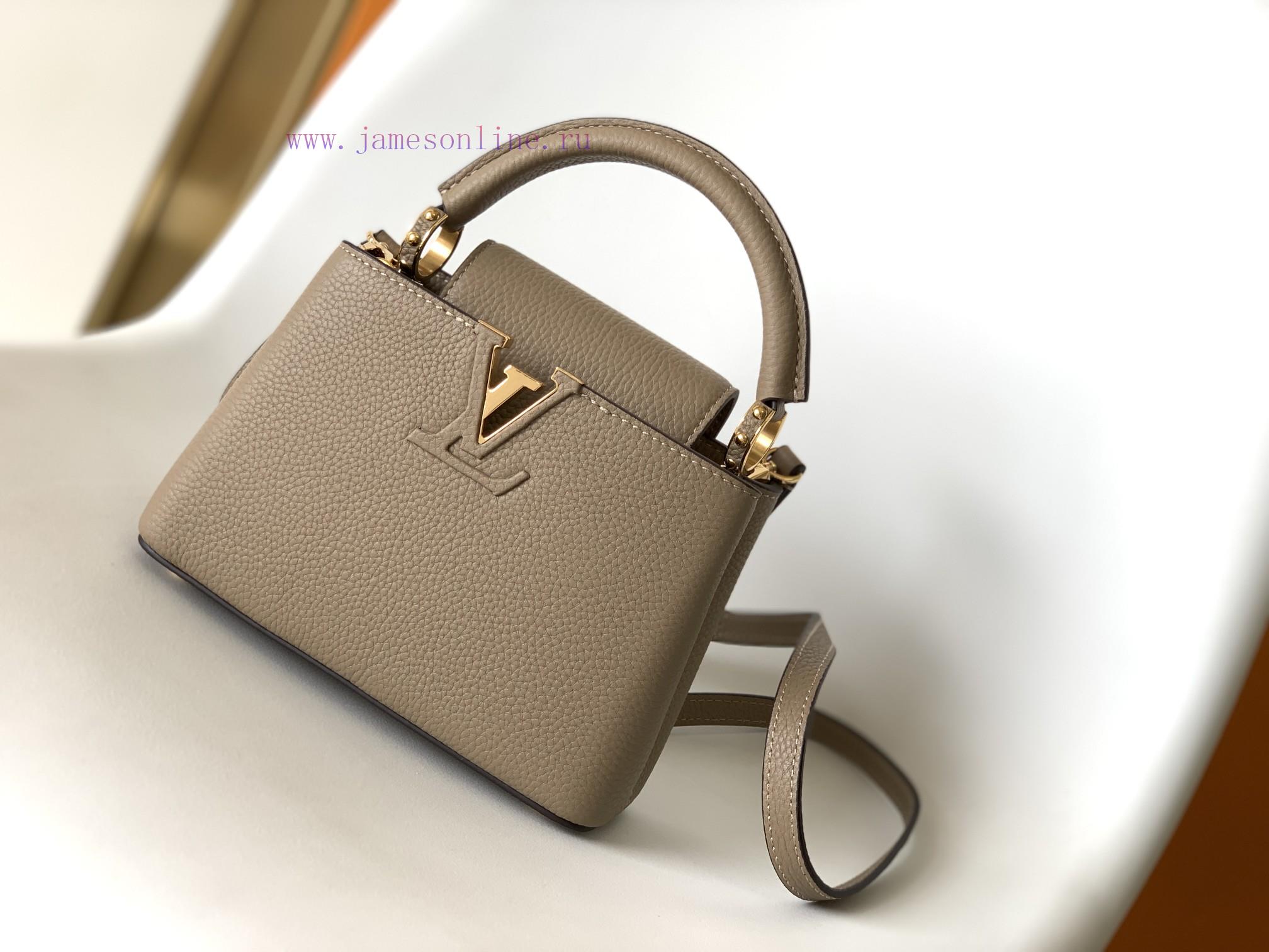 Louis Vuitton Bags Double Eleven Eventoriginal SingleCOW LEATHERM56071 Grey Capucines Mini Handbag Made Of Importe bwuygcvd - Image 2