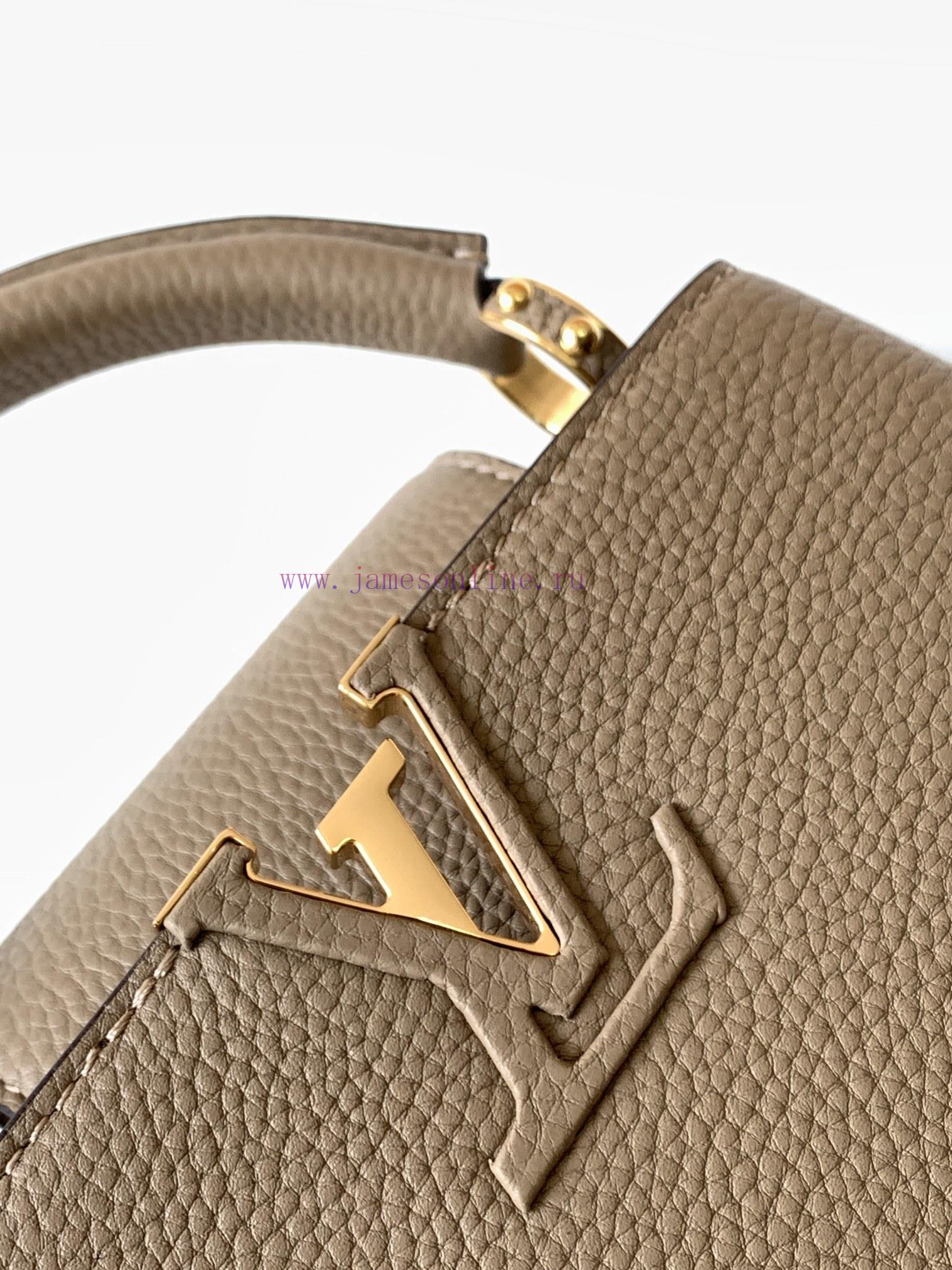 Louis Vuitton Bags Double Eleven Eventoriginal SingleCOW LEATHERM56071 Grey Capucines Mini Handbag Made Of Importe bwuygcvd - Image 6