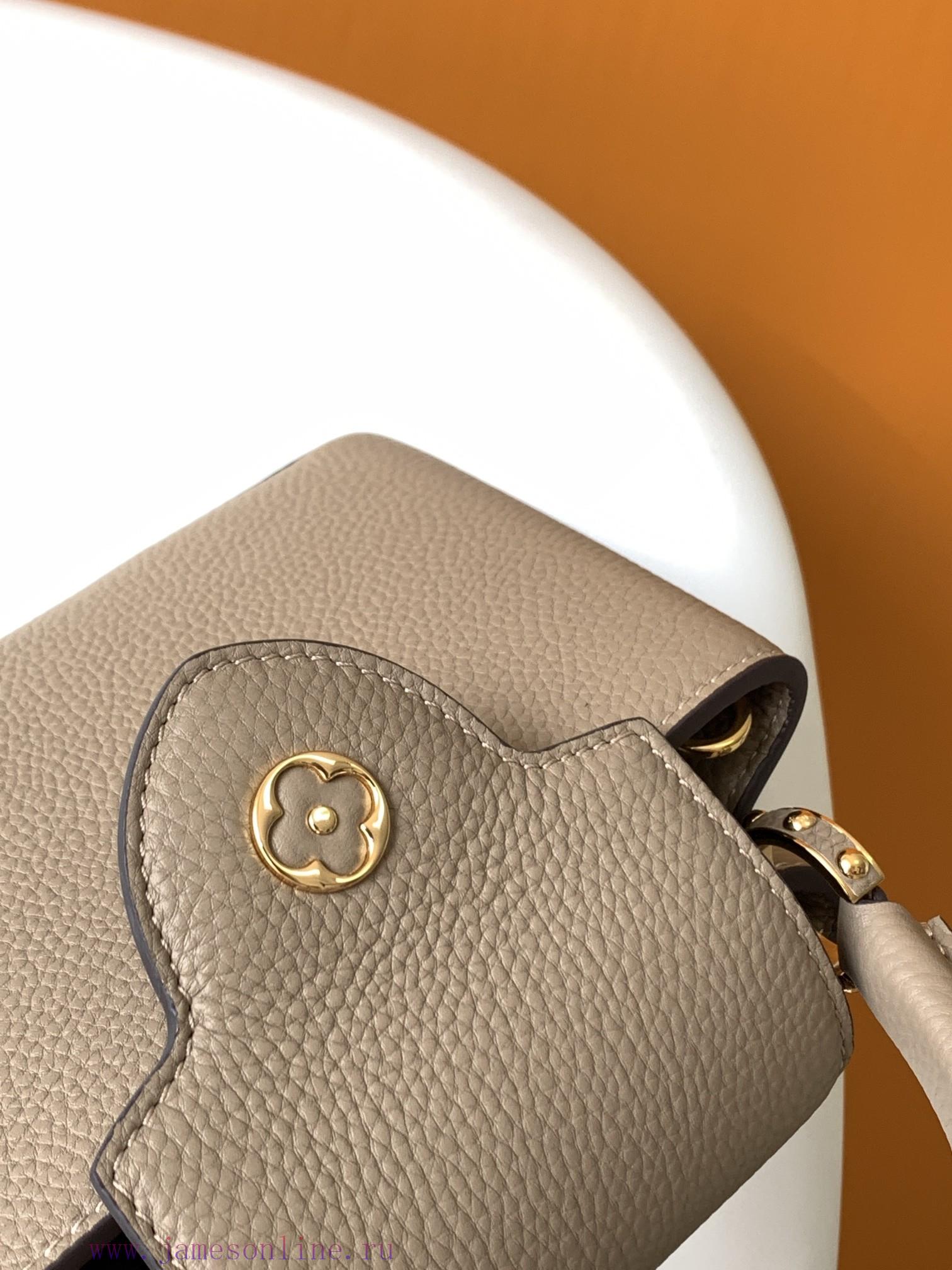 Louis Vuitton Bags Double Eleven Eventoriginal SingleCOW LEATHERM56071 Grey Capucines Mini Handbag Made Of Importe bwuygcvd - Image 8