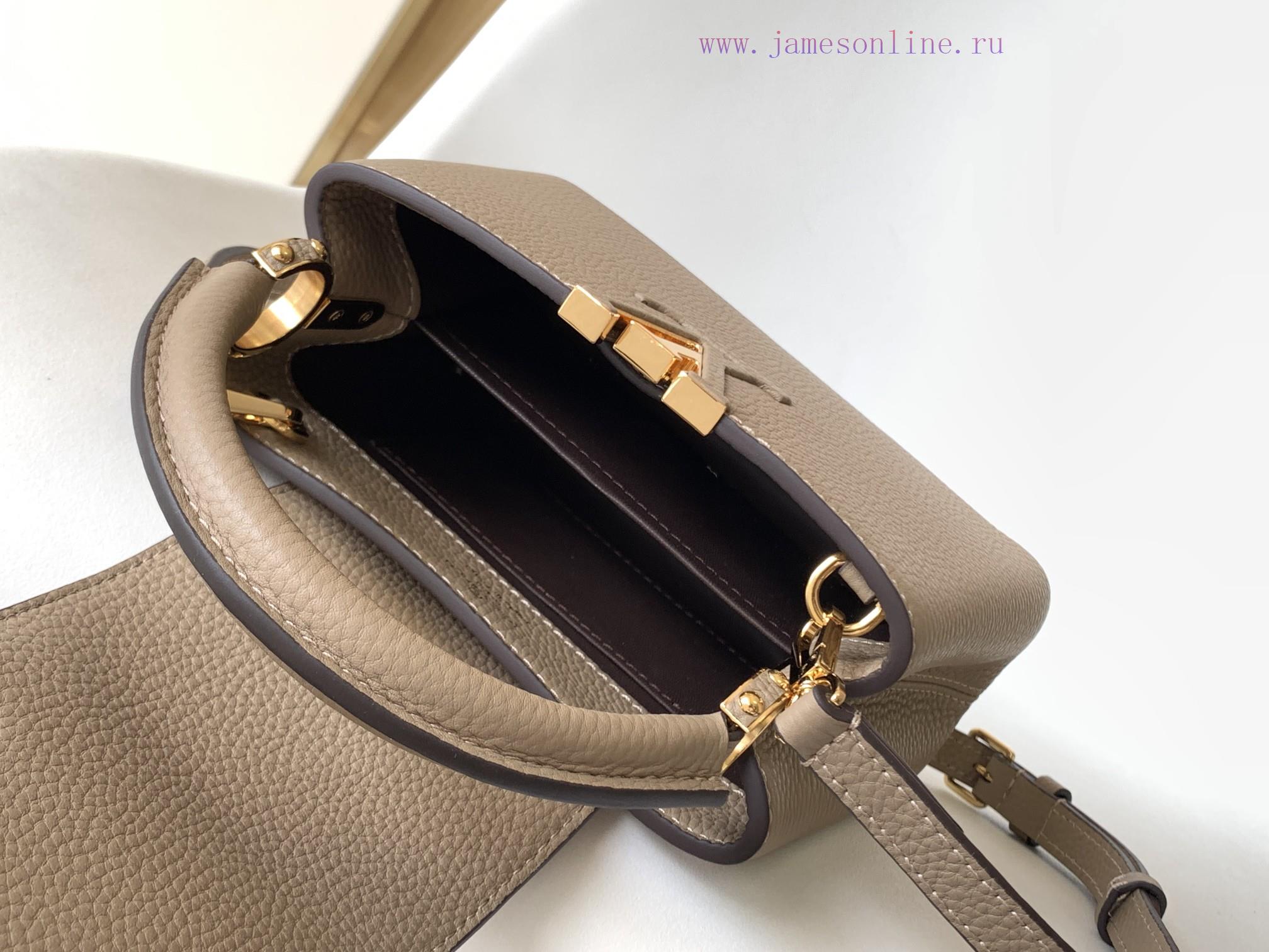Louis Vuitton Bags Double Eleven Eventoriginal SingleCOW LEATHERM56071 Grey Capucines Mini Handbag Made Of Importe bwuygcvd - Image 9
