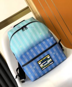 Louis Vuitton Bags M59913 This Discovery Backpack Is Shaped In A Square Configuration With Damier Stripes Canvas T 67ery3d5