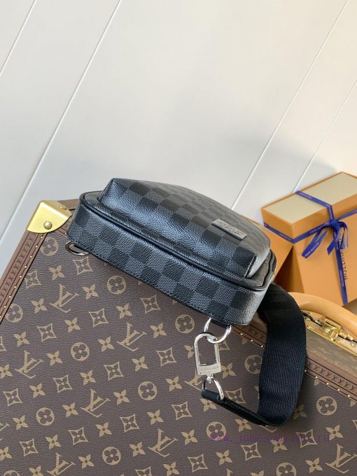 Louis Vuitton Bags Style M45302 Black Grid This Avenue Shoulder Bag Is Made Of Damier Graphite Canvas With Louis V iqhdba2d - Image 5