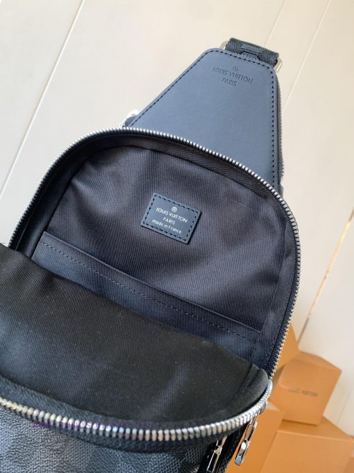 Louis Vuitton Bags Style M45302 Black Grid This Avenue Shoulder Bag Is Made Of Damier Graphite Canvas With Louis V iqhdba2d - Image 9
