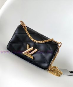 Louis Vuitton Bags 163M23625 Black M85637 Orange Pico GO-14 Handbag With Sheepskin And Cowhide Lining To Create A vyn9jni3