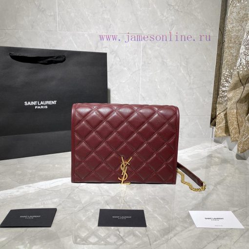 Yves Saint Laurent Bags 𝘽𝙀𝘾𝙆𝙔 𝟮𝟱𝙘𝙢Becky diamond stitched lambskin chain bagAbsolutely right, it belongs to the "Love ab67f6i5