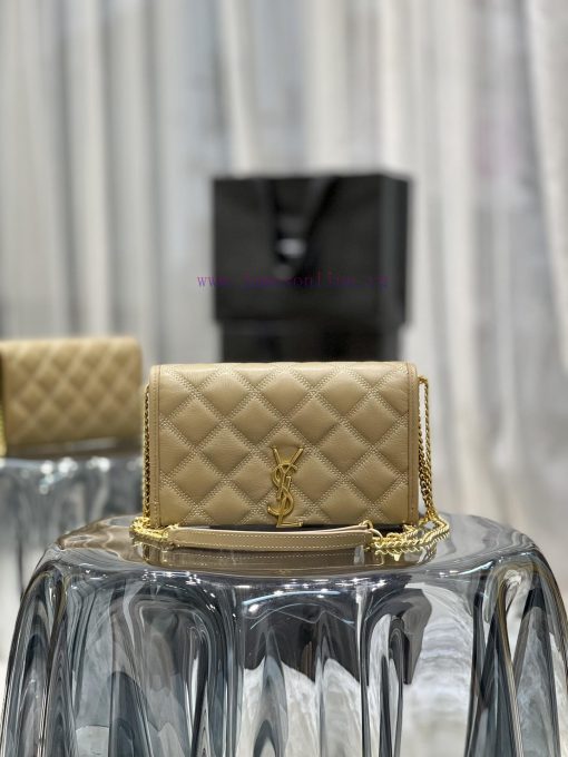 Yves Saint Laurent Bags 𝑵𝒆𝒘 _ New ColorBecky diamond stitched lambskin chain bagAbsolutely right, it belongs to the 85w3ugk3 - Image 3