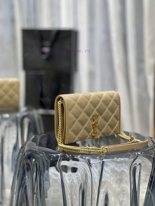 Yves Saint Laurent Bags 𝑵𝒆𝒘 _ New ColorBecky diamond stitched lambskin chain bagAbsolutely right, it belongs to the 85w3ugk3 - Image 4