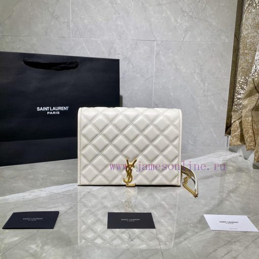 Yves Saint Laurent Bags 𝘽𝙀𝘾𝙆𝙔 𝟮𝟱𝙘𝙢Becky diamond stitched lambskin chain bagAbsolutely right, it belongs to the "Love t266rzre - Image 2