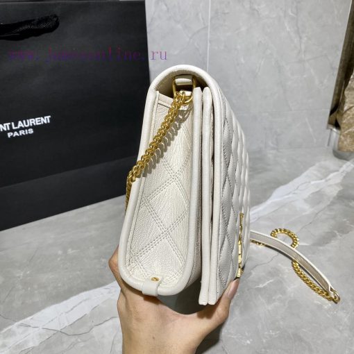 Yves Saint Laurent Bags 𝘽𝙀𝘾𝙆𝙔 𝟮𝟱𝙘𝙢Becky diamond stitched lambskin chain bagAbsolutely right, it belongs to the "Love t266rzre - Image 6