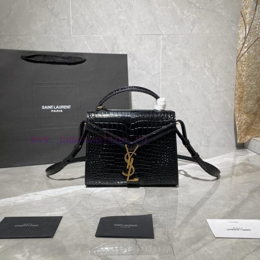 Yves Saint Laurent Bags NEWThe other design of the CASSANDRA mini handbag series is its rotating metal buckle, which ios1s5bh - Image 2