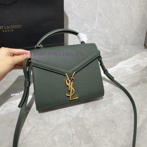 Yves Saint Laurent Bags The other design of the CASSANDRA mini handbag series is its rotating metal buckle, which is qpzn9uq2 - Image 4
