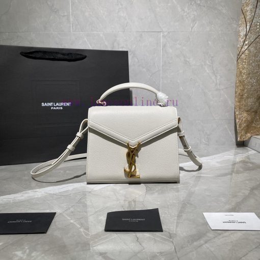 Yves Saint Laurent Bags The other design of the CASSANDRA mini handbag series is its rotating metal buckle, which is djlkz06w - Image 2