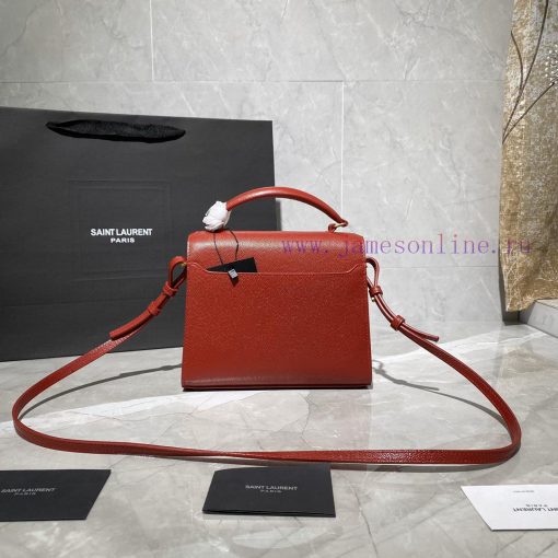 Yves Saint Laurent Bags The other design of the CASSANDRA mini handbag series is its rotating metal buckle, which is 2clymazr - Image 6