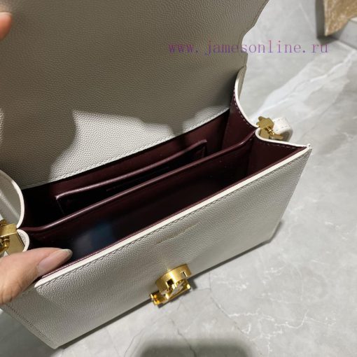 Yves Saint Laurent Bags The other design of the CASSANDRA mini handbag series is its rotating metal buckle, which is djlkz06w - Image 9