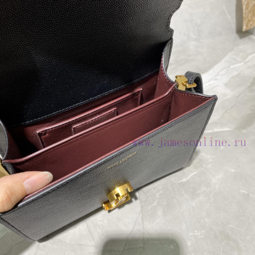 Yves Saint Laurent Bags The other design of the CASSANDRA mini handbag series is its rotating metal buckle, which is 1vxtsrrk - Image 9