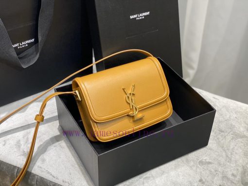 Yves Saint Laurent Bags Caramel Color 19cm𝑺𝑶𝑳𝑭𝑬𝑹𝑰𝑵𝑶 𝑩𝑶𝑿 The 2020 IT BAG must be hot item, which conquered the entire mbxbxa99 - Image 3