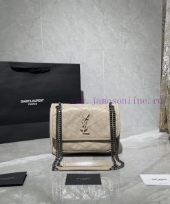 Yves Saint Laurent Bags NIKI 22cm Milk Tea Color New_The most popular NIKI baby size in history, the 22cm Nikki, is q7xa41kc