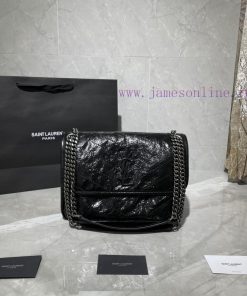 Yves Saint Laurent Bags Niki 28cm New BlackThe classic sales champion Niki has undergone a genuine redesign, and the fz7pfmmn