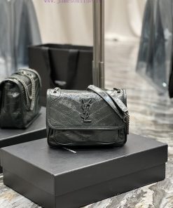 Yves Saint Laurent Bags NIKI 22cm dark green new_The most popular NIKI baby size in history, the 22cm Nikki, is newl pj9hrs2q