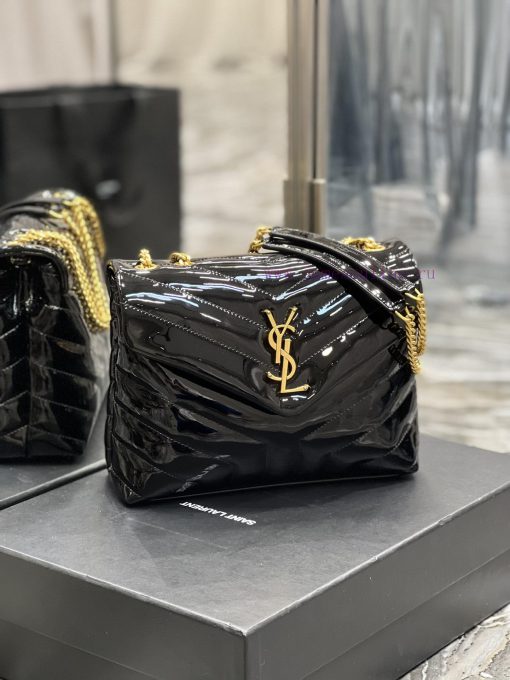 Yves Saint Laurent Bags ▪ 𝑳𝑶𝑼𝑳𝑶𝑼  ▪  New colorBlack patent leather with gold buckle_The latest upgraded version of upwbu5oc - Image 3