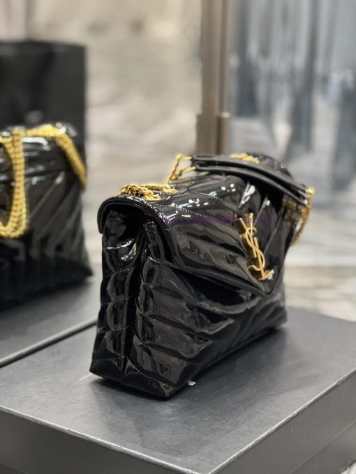 Yves Saint Laurent Bags ▪ 𝑳𝑶𝑼𝑳𝑶𝑼  ▪  New colorBlack patent leather with gold buckle_The latest upgraded version of upwbu5oc - Image 6