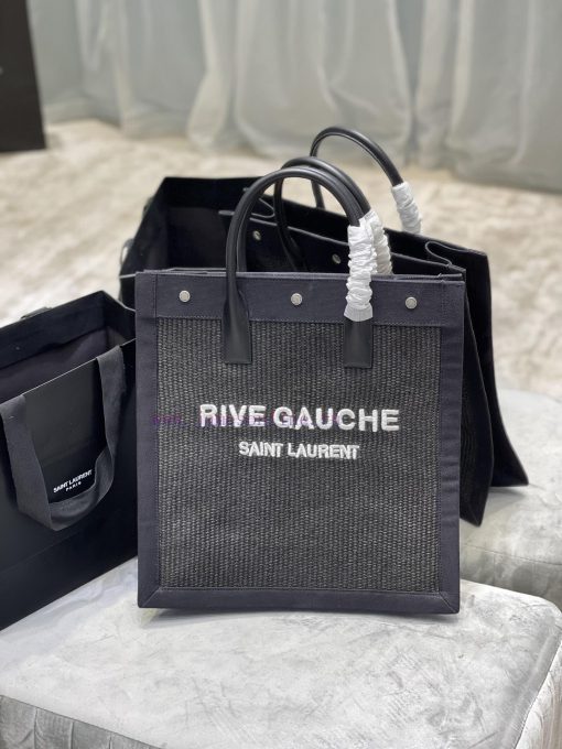 Yves Saint Laurent Bags Summer limited edition weaving styleVertical version - Live Gauche Tote Bag, Left Bank Shopp ii9ng5rf