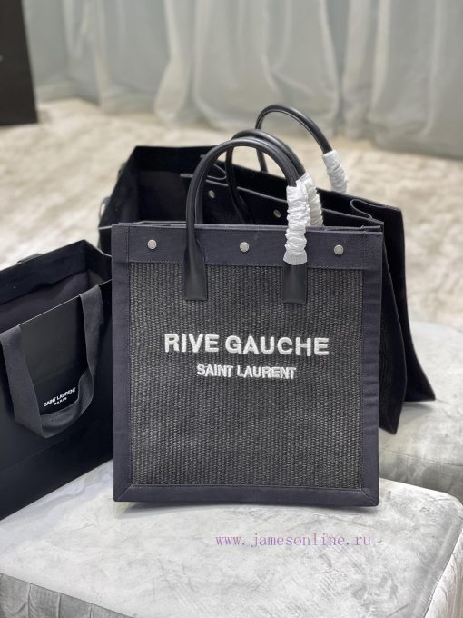 Yves Saint Laurent Bags Summer limited edition weaving styleVertical version - Live Gauche Tote Bag, Left Bank Shopp ii9ng5rf - Image 2