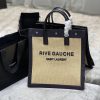 Yves Saint Laurent Bags Summer limited edition weaving styleVertical version - Live Gauche Tote Bag, Left Bank Shopp 5ro4815f