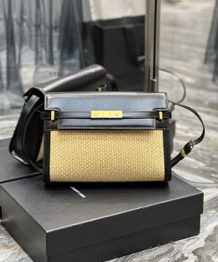 Yves Saint Laurent Bags 𝑴𝒂𝒏𝒉𝒂𝒕𝒕𝒂𝒏 The latest bag type of Manhattan 2022 flip Manhattan baguette bag changes the cla daddj6hk